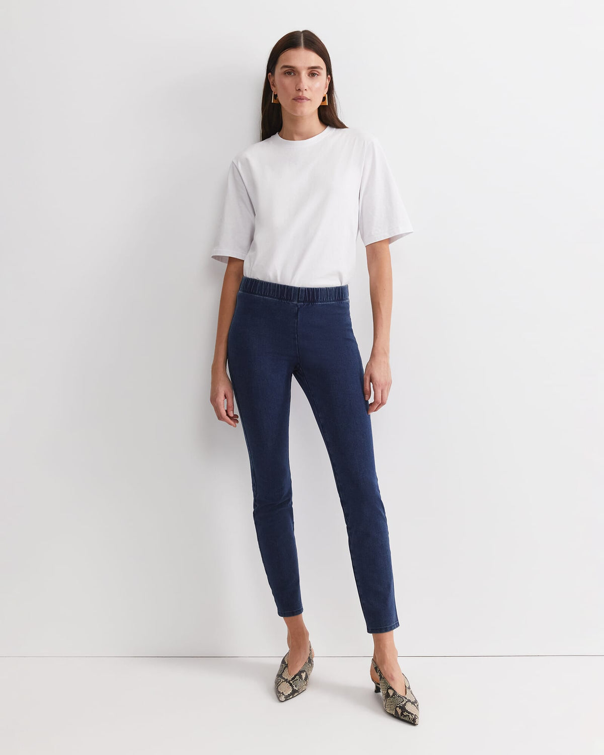 Felicity Denim Pull On Pant