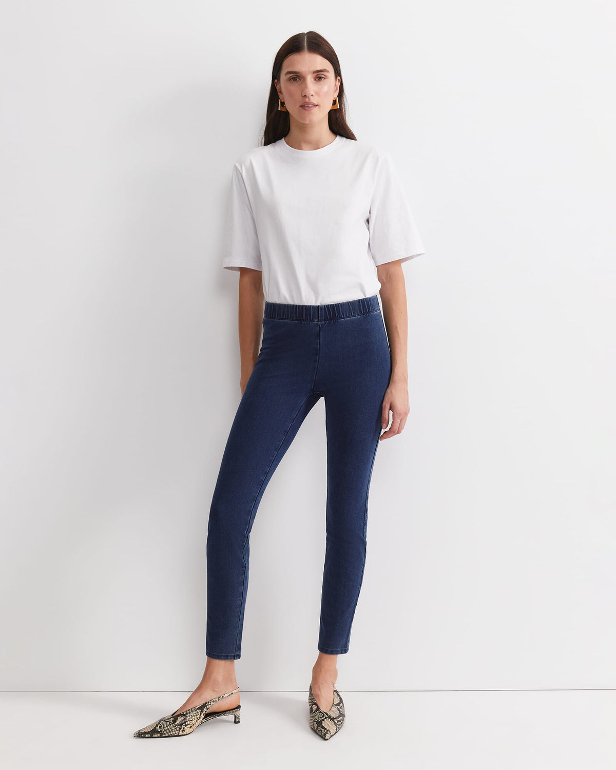Felicity Denim Pull On Pant