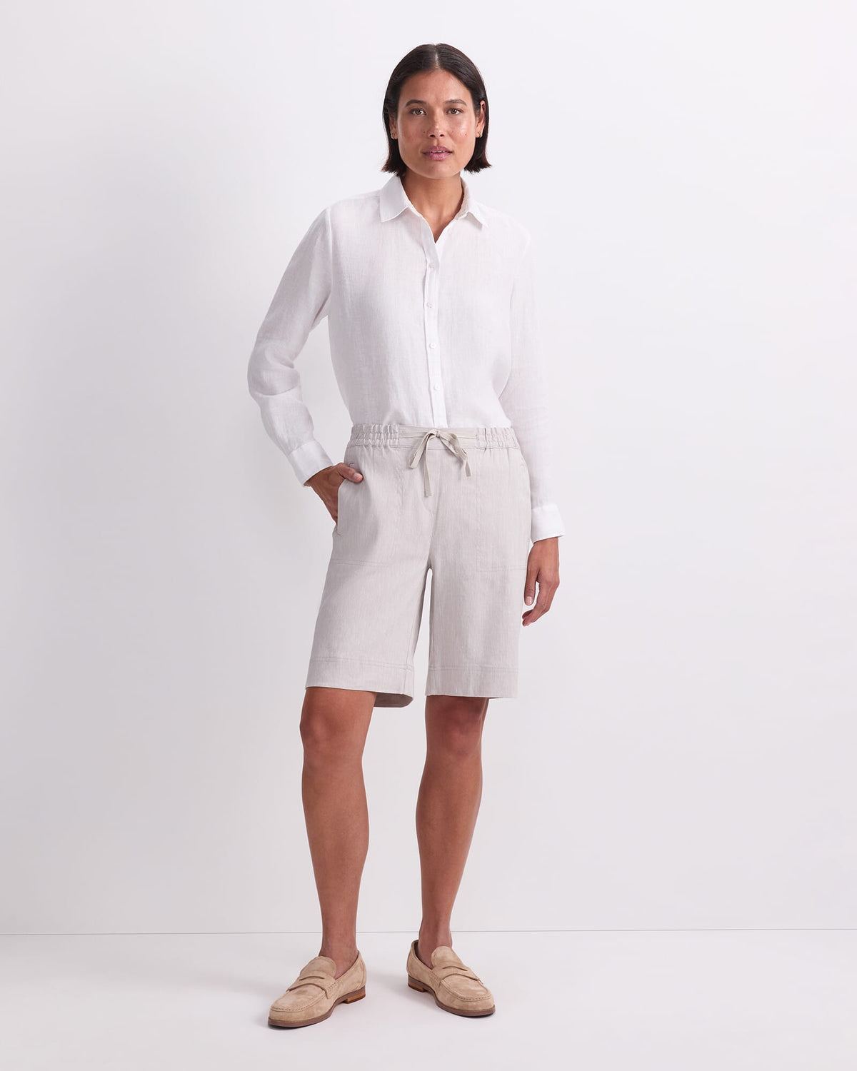 Rosa Linen Short