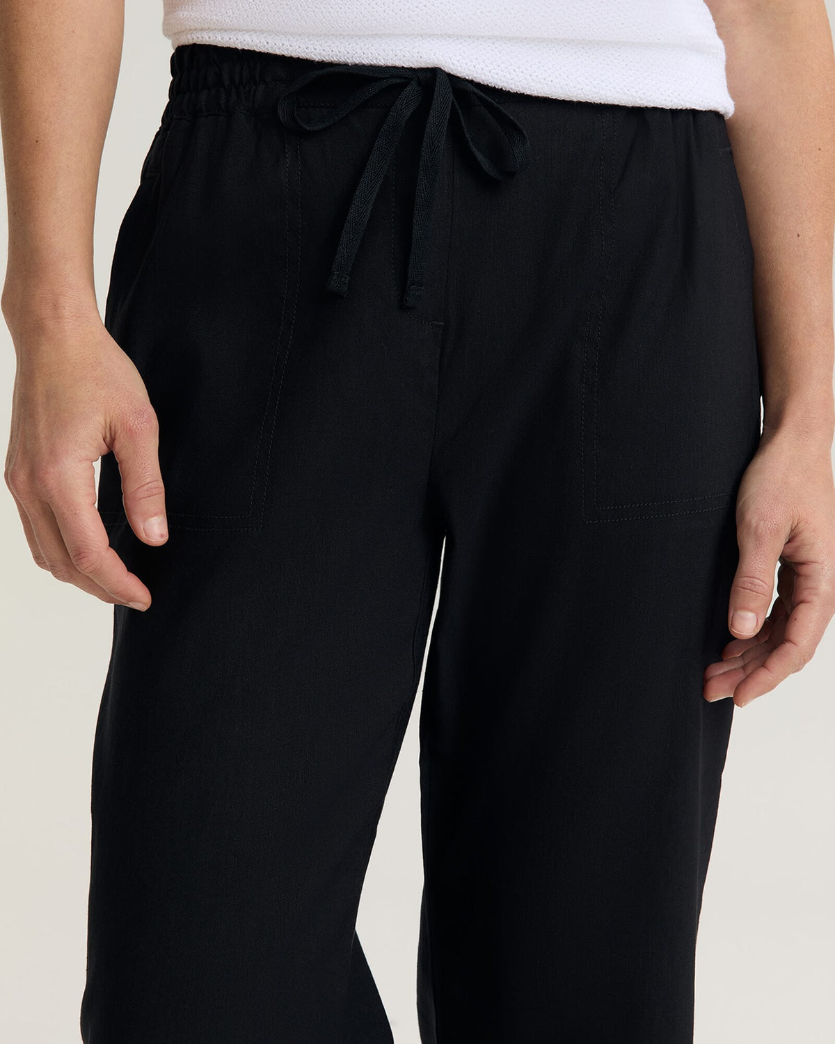 Rosa Crop Linen Pant