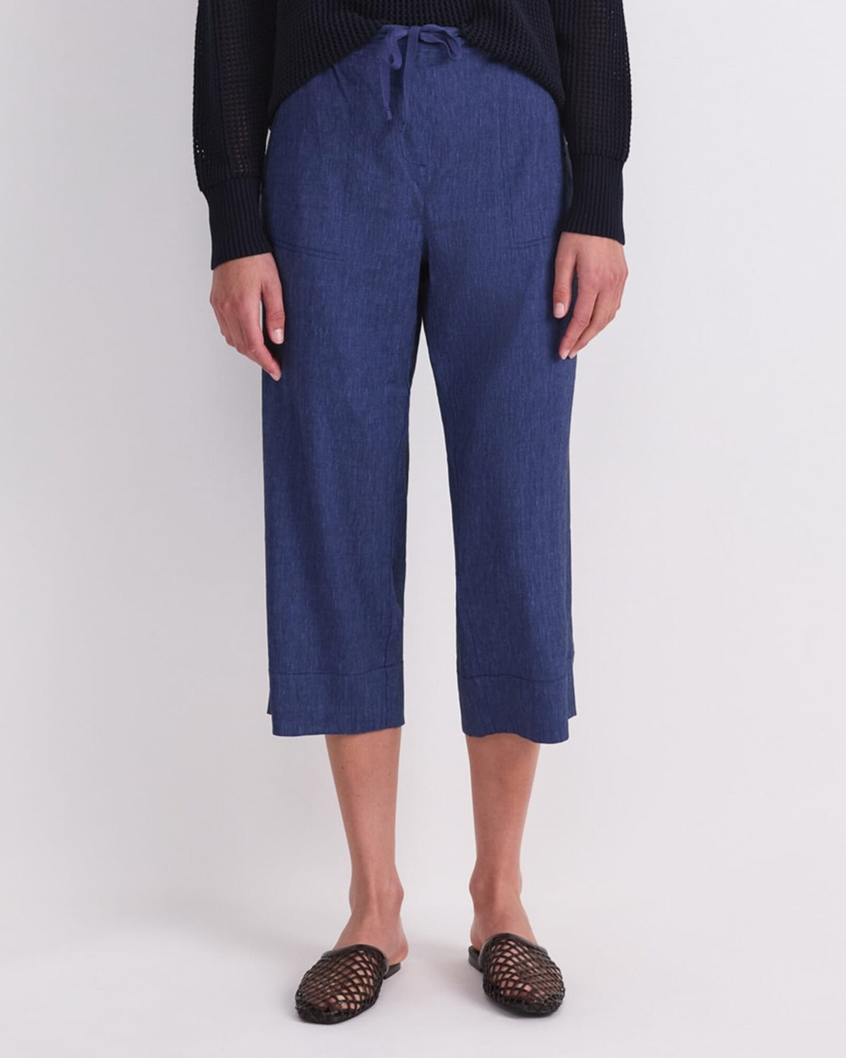 Rosa Crop Linen Pant