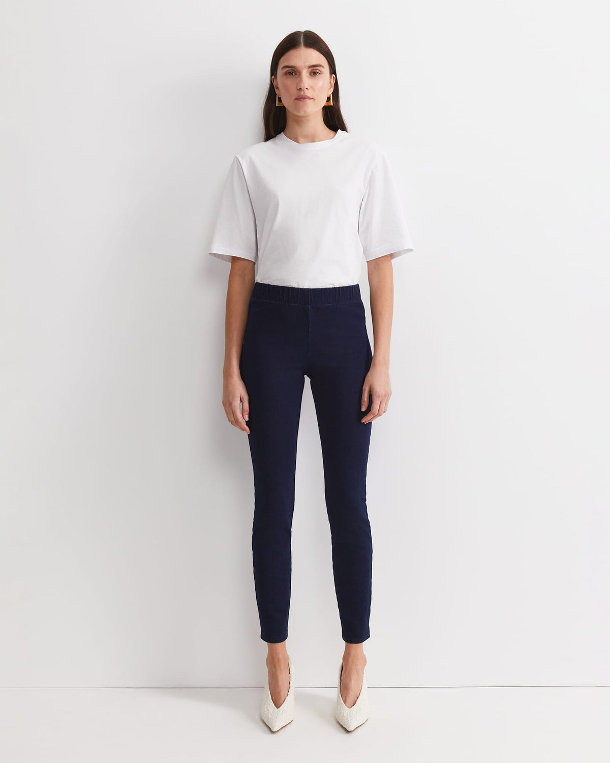 Felicity Denim Pull On Pant