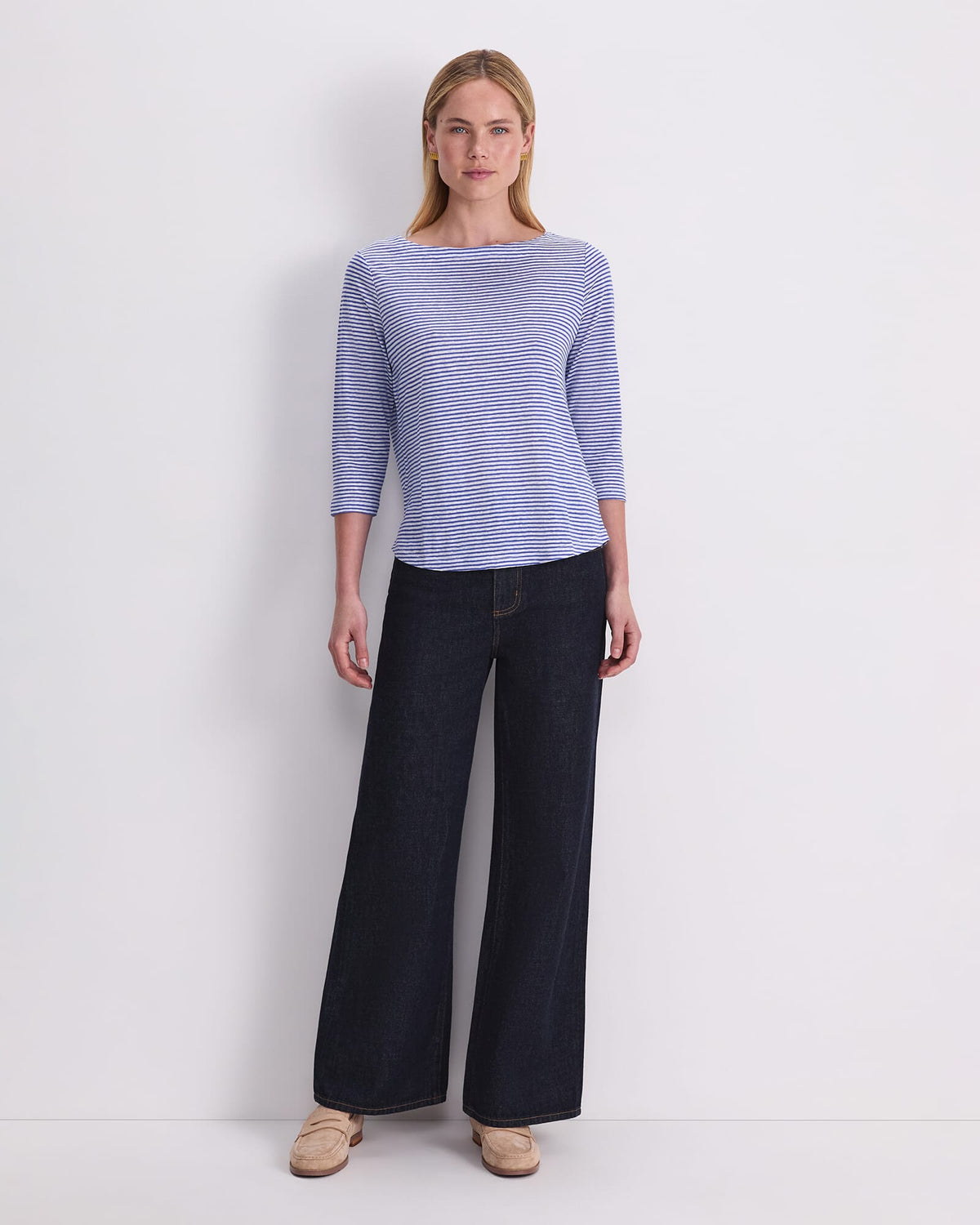 Cecile Linen Top