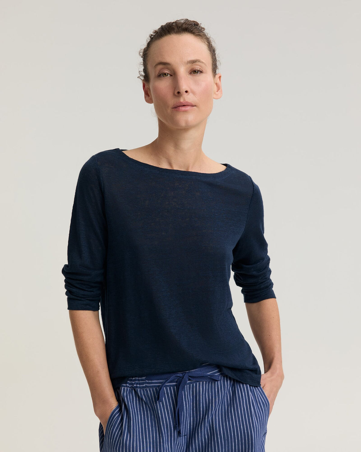 Cecile Linen Top