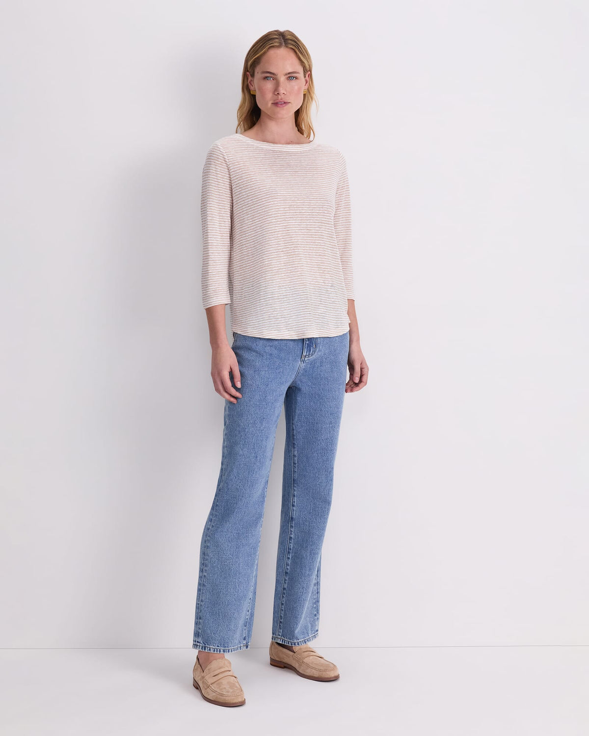 Cecile Linen Top