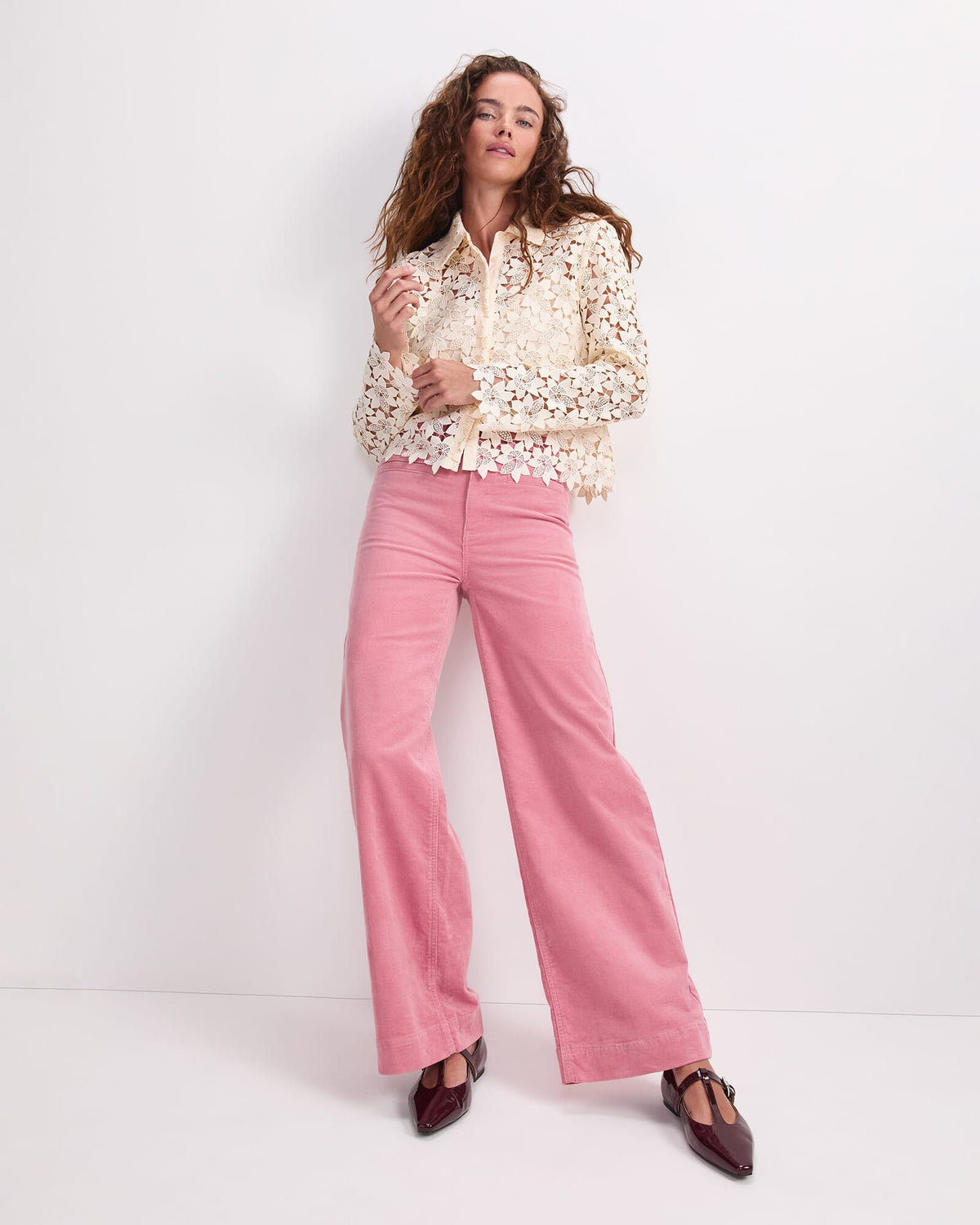 Cleo Cord Wide Leg Jean