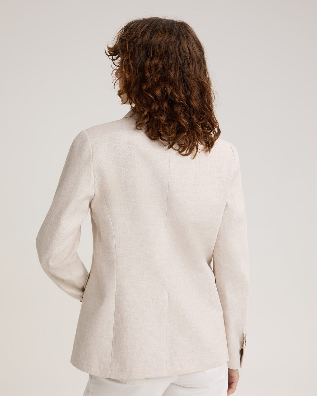 Freya Short Linen Blazer