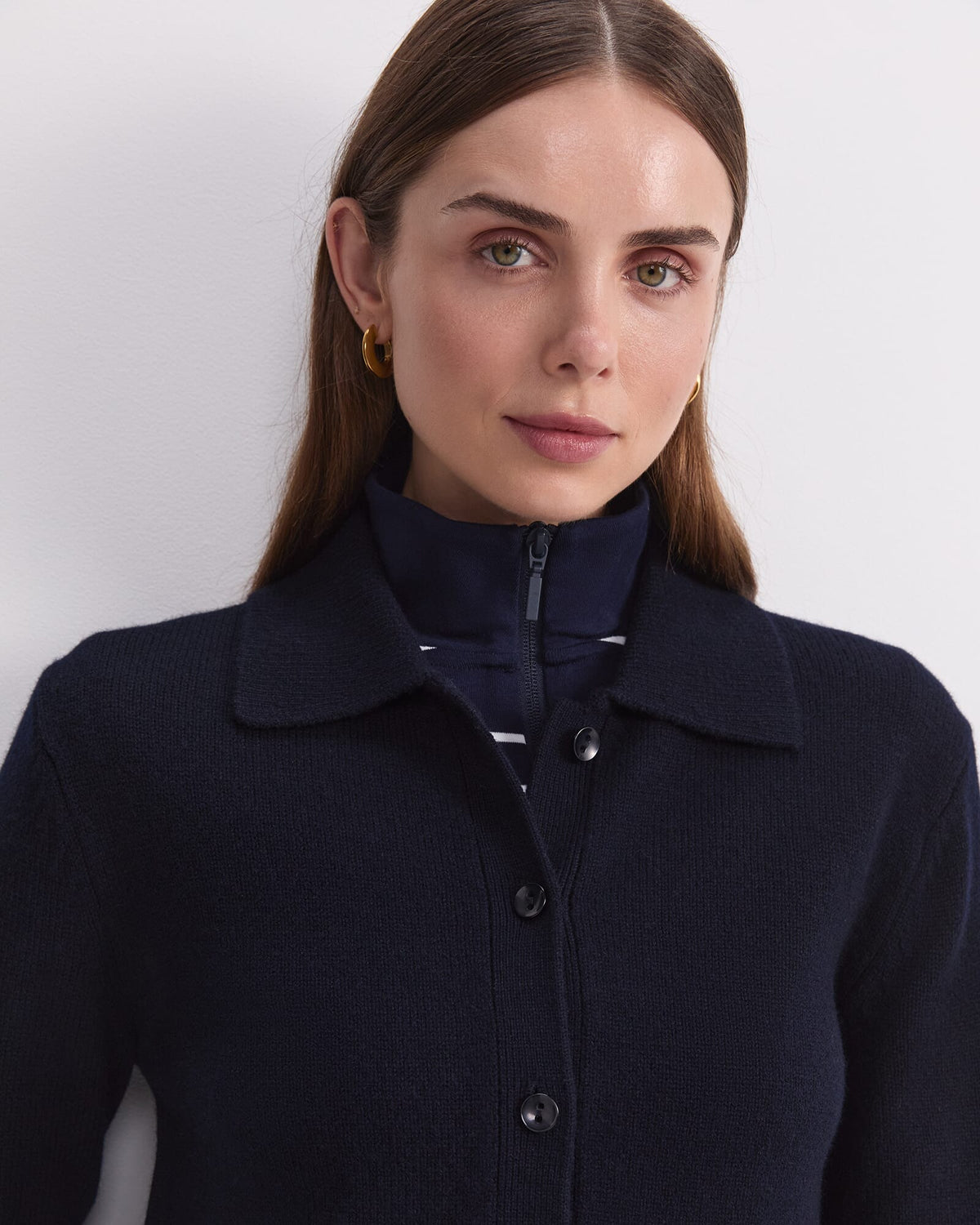 Sunshine Merino Shirt Cardigan