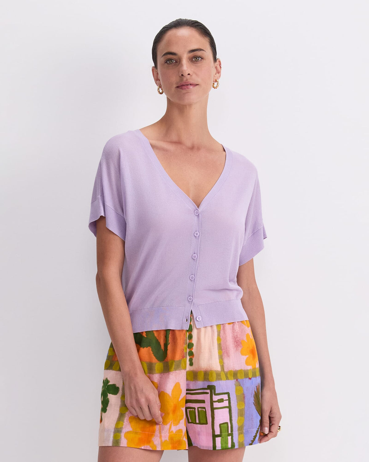 Silk Blend Reversible Knit