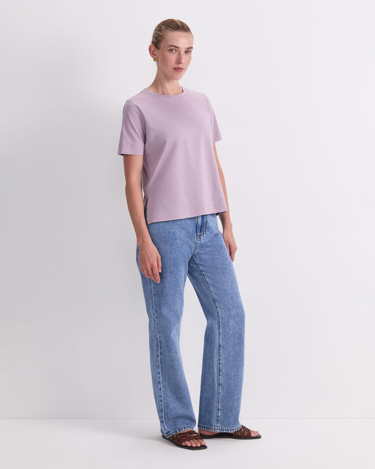 Mercerised Cotton Short Sleeve Tee