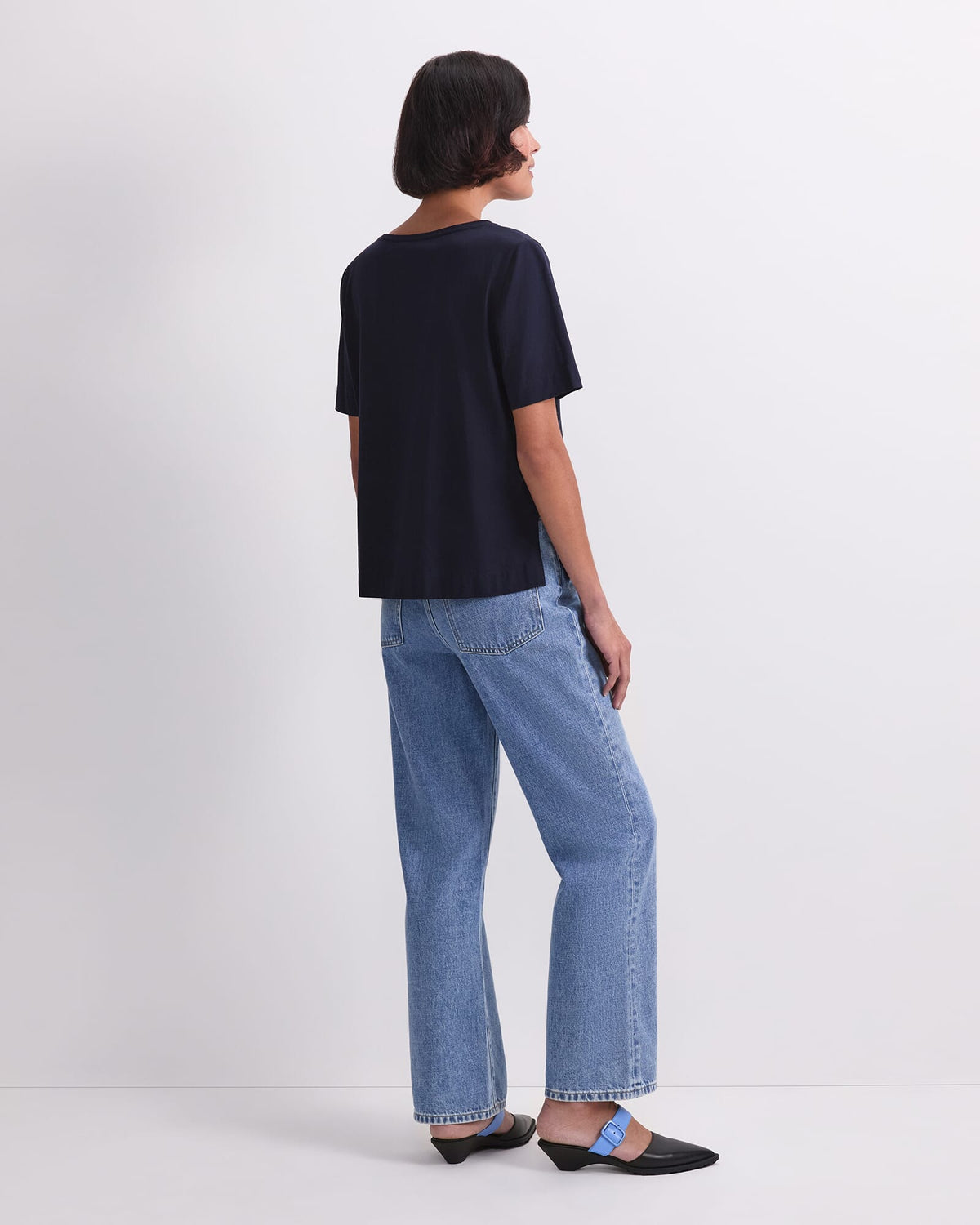 Mercerised Cotton Short Sleeve Tee