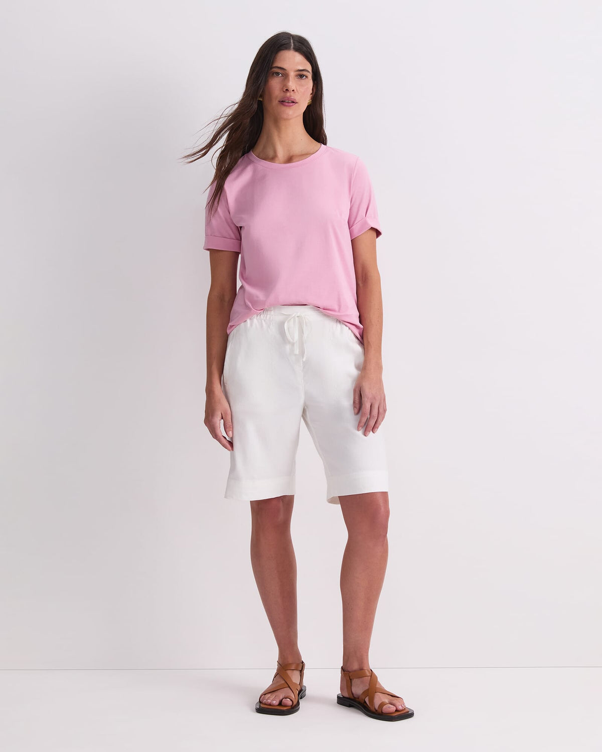 Mercerised Cotton Short Sleeve Tee