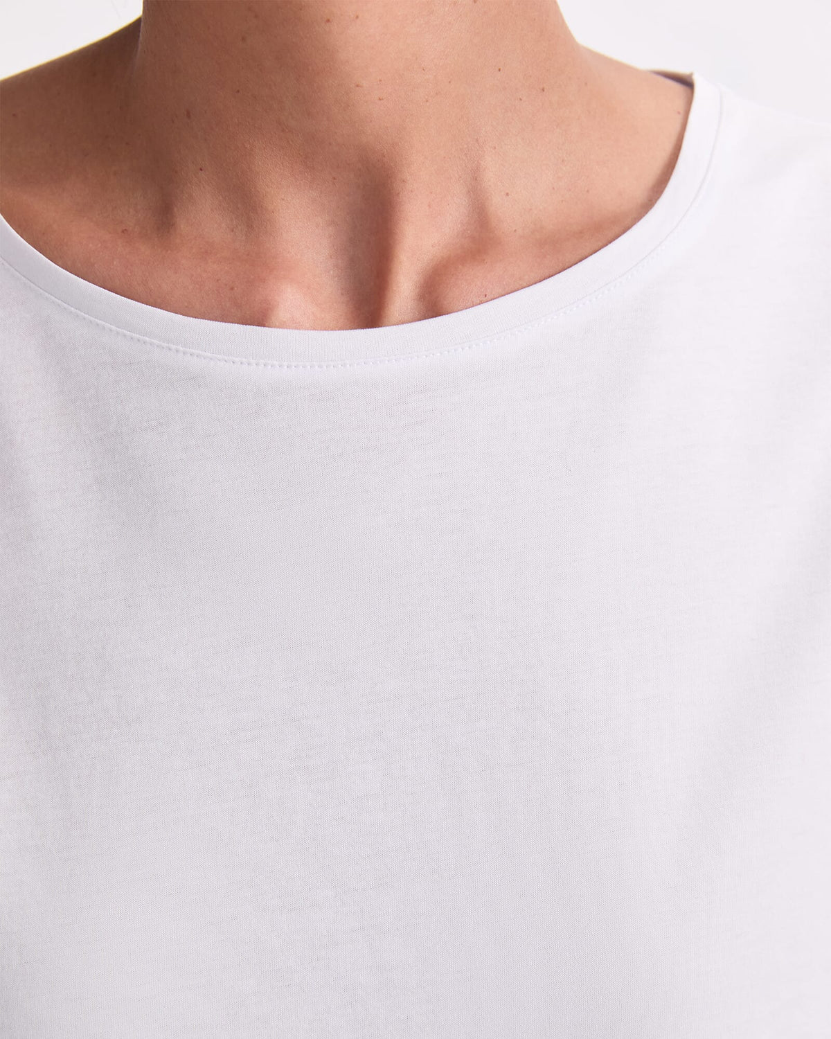 Mercerised Cotton Short Sleeve Tee