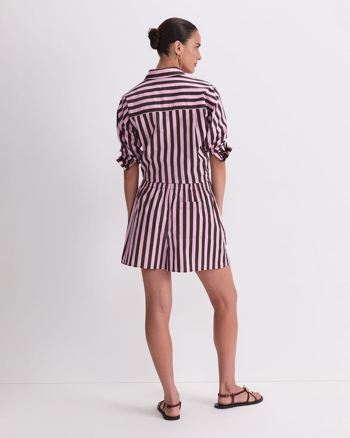 Tara Stripe Cotton Short