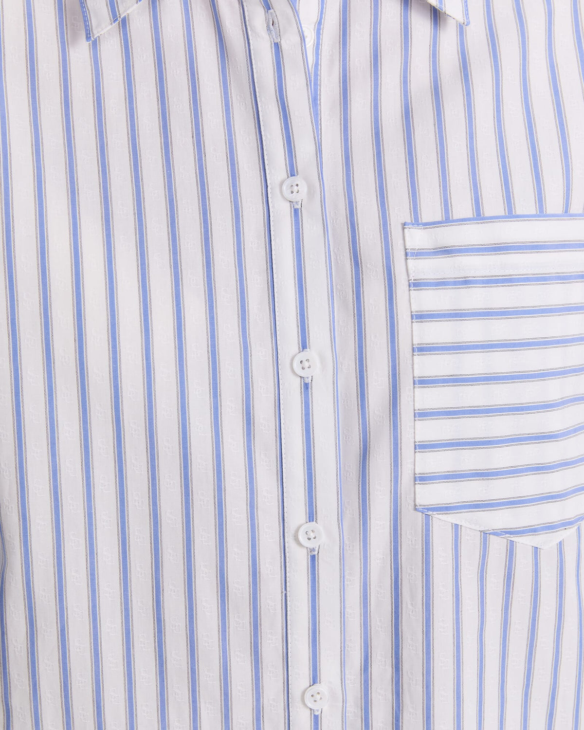 Logo Stripe Pocket Shirt
