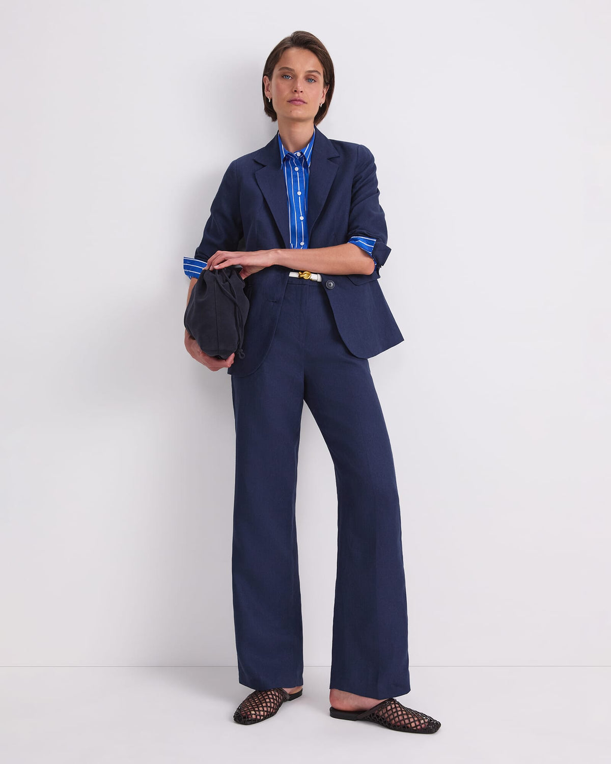 Freya Straight Linen Pant
