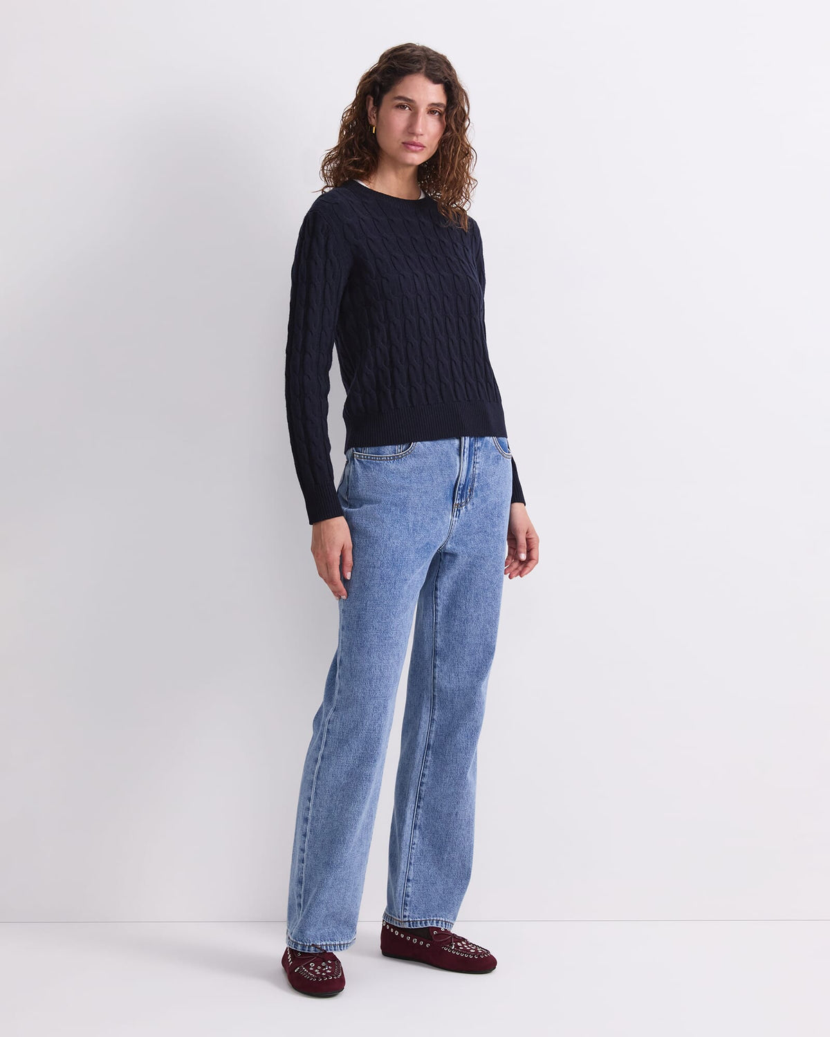 Merino Cable Sweater