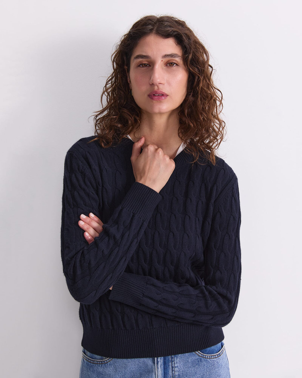 Merino Cable Sweater