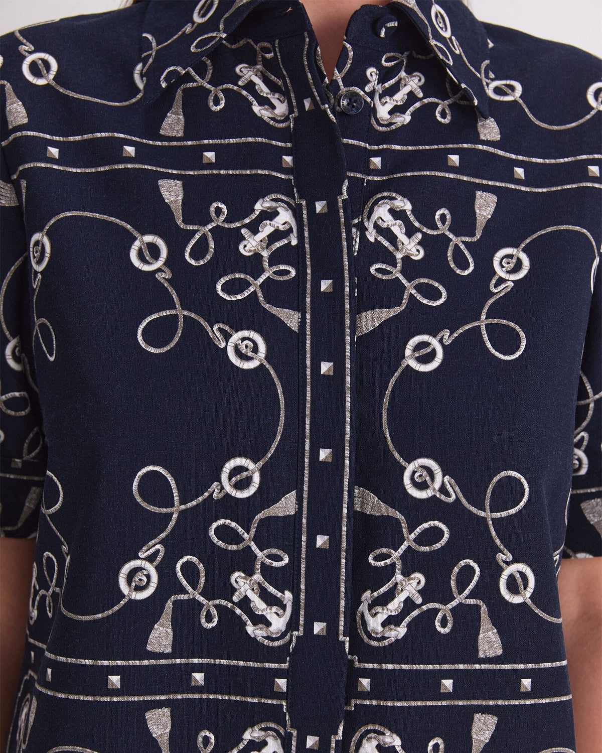 Sardinia Print Blouse