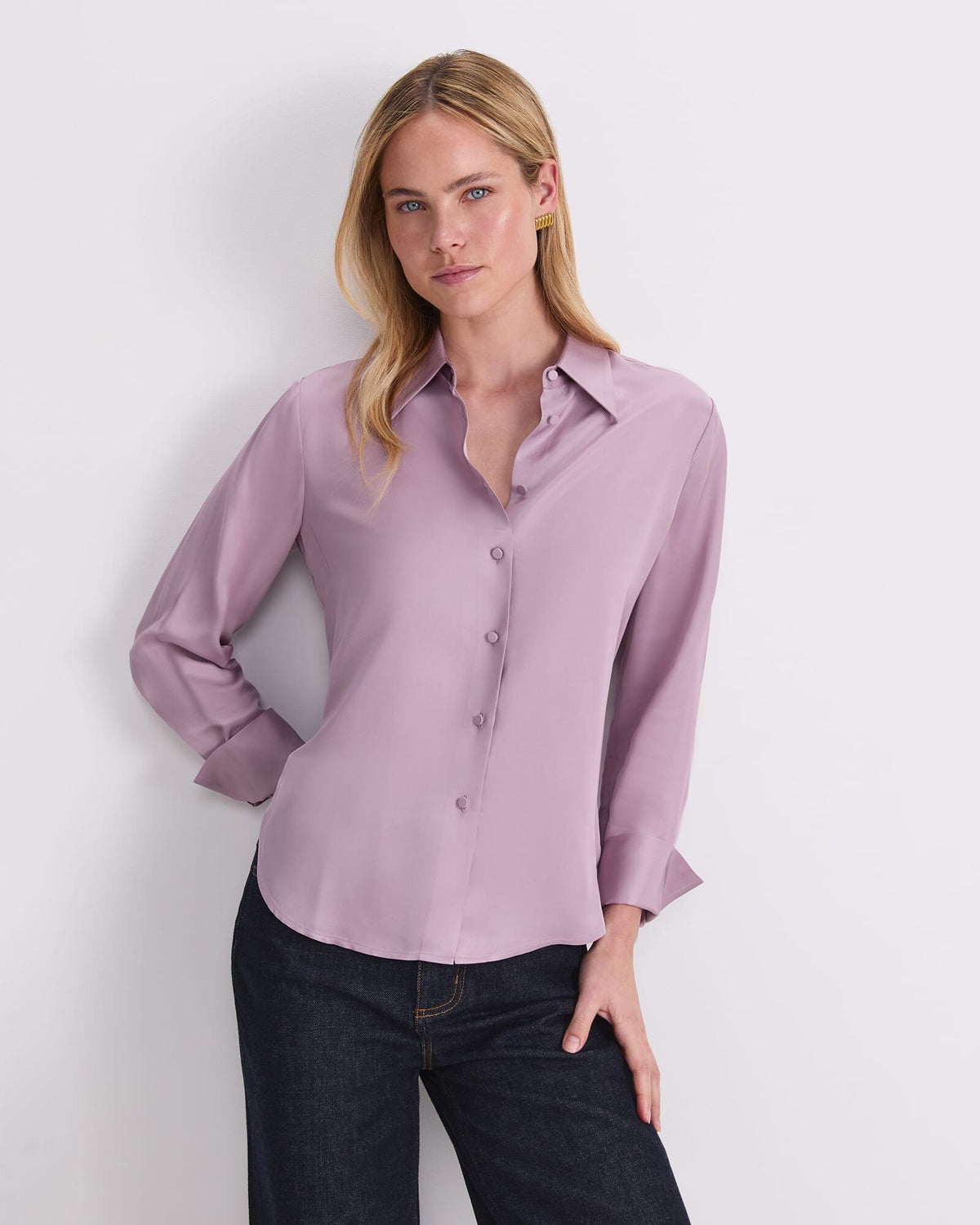 Yara Drape Long Sleeve Shirt