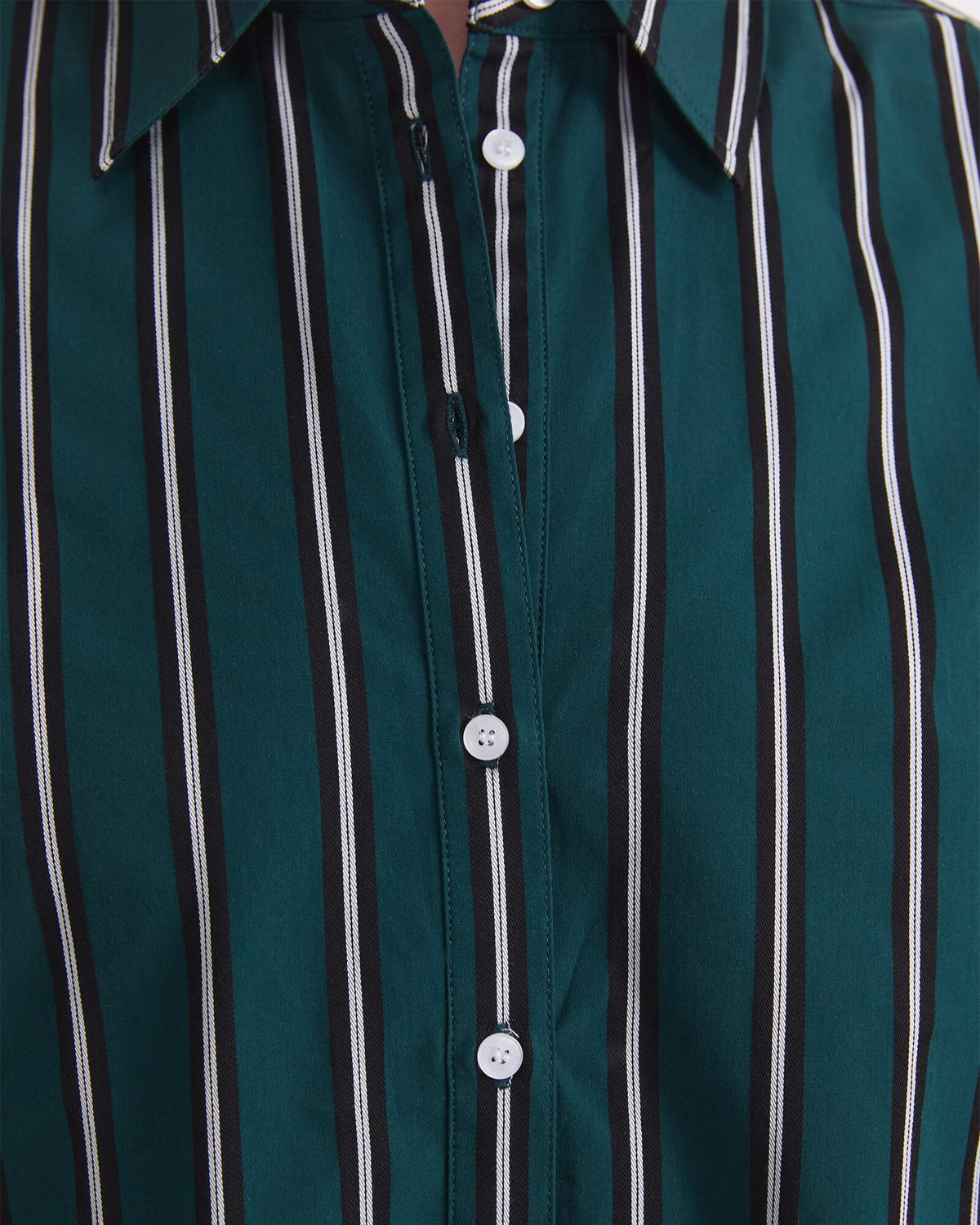 Jade Stripe Long Sleeve Shirt