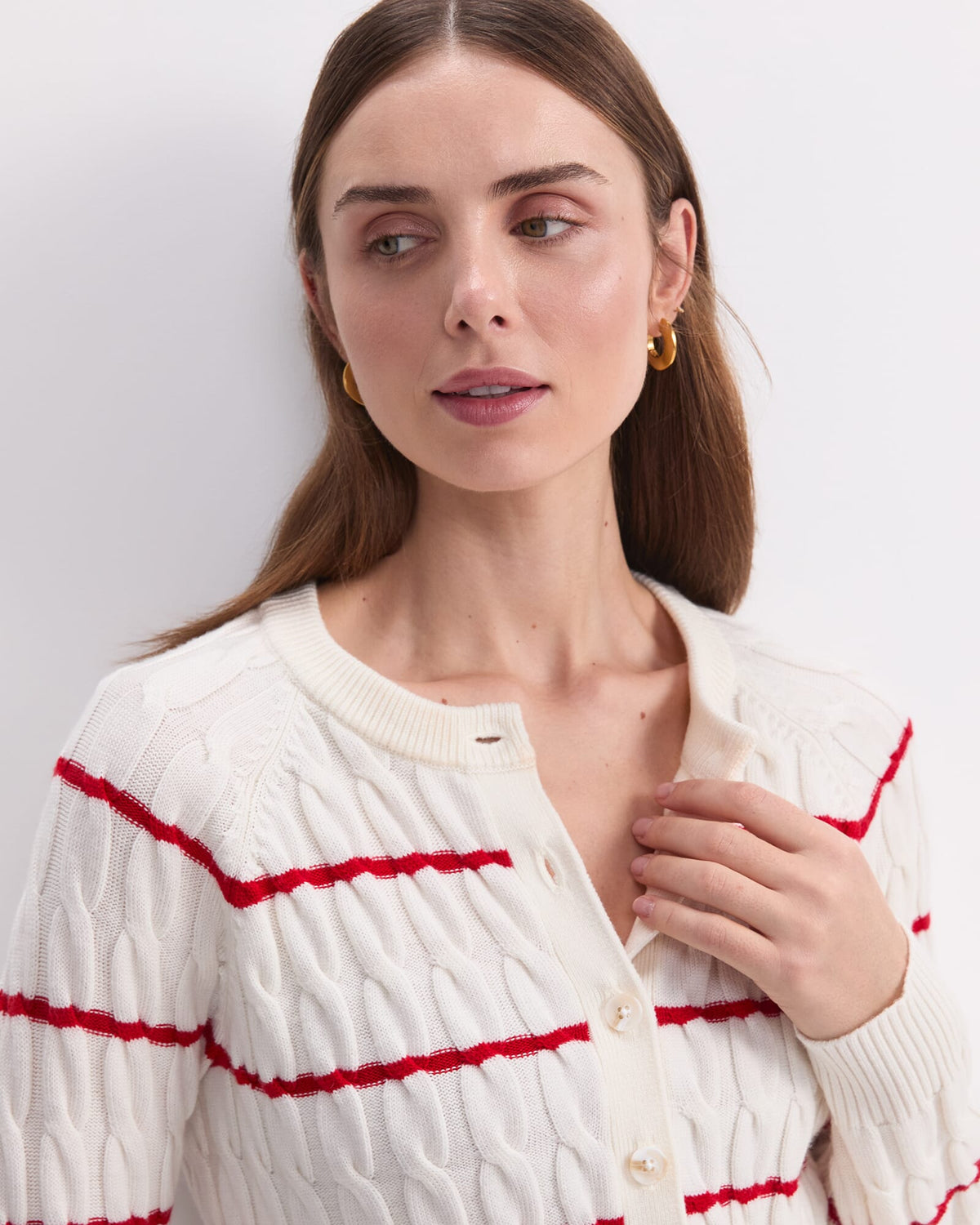 Merino Cable Cardigan