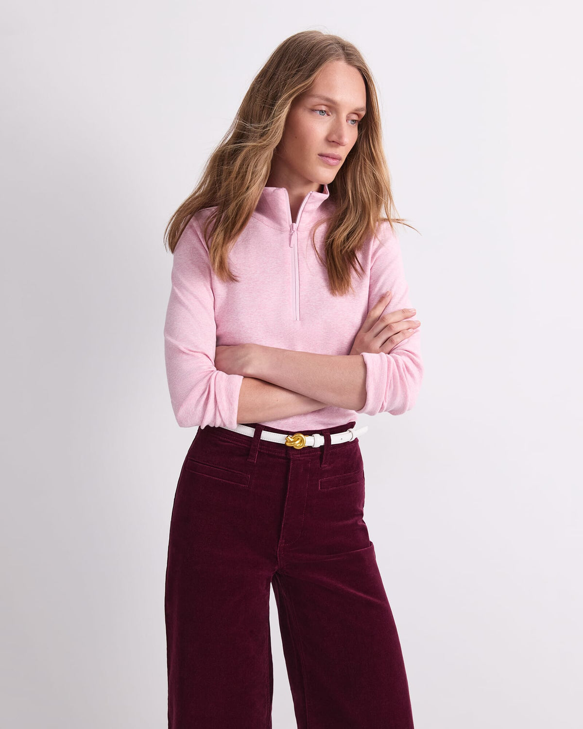 Lucy Zip Funnel Neck