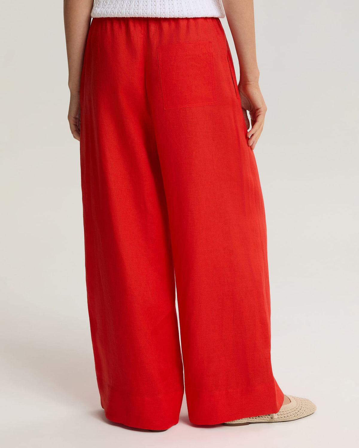 Ariana Wide Leg Linen Pant
