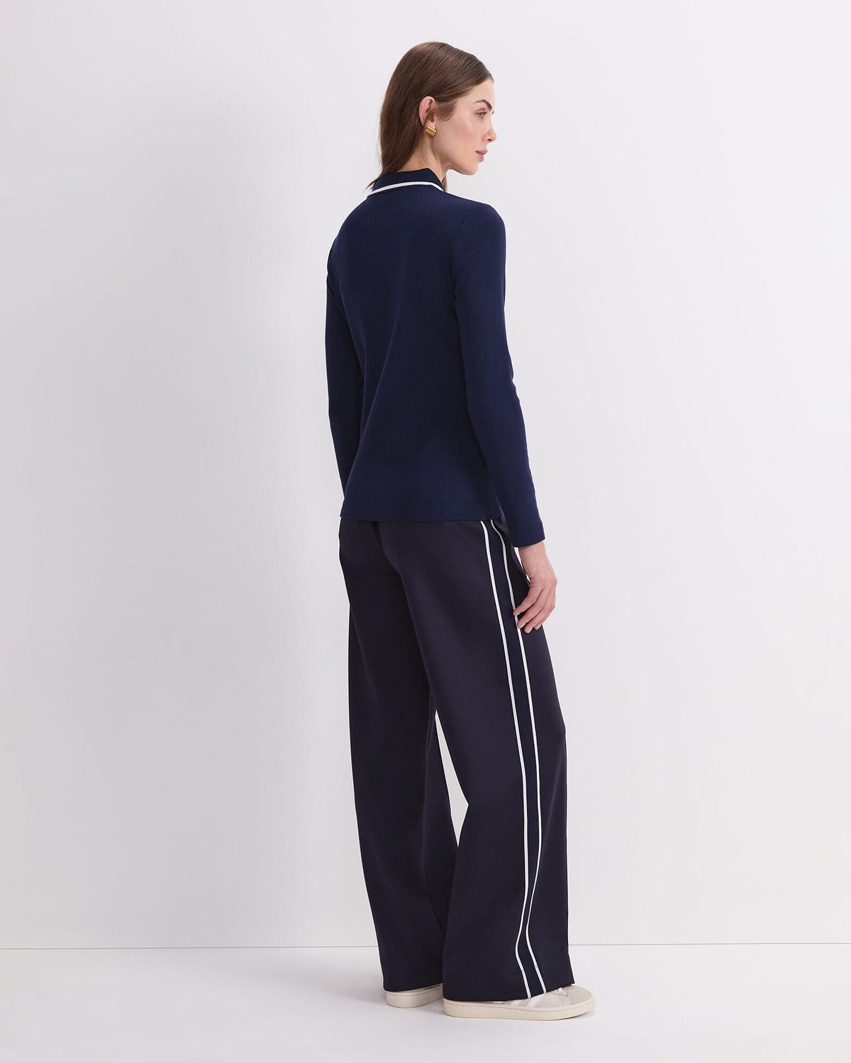 Lucy Cotton Quarter Zip Top