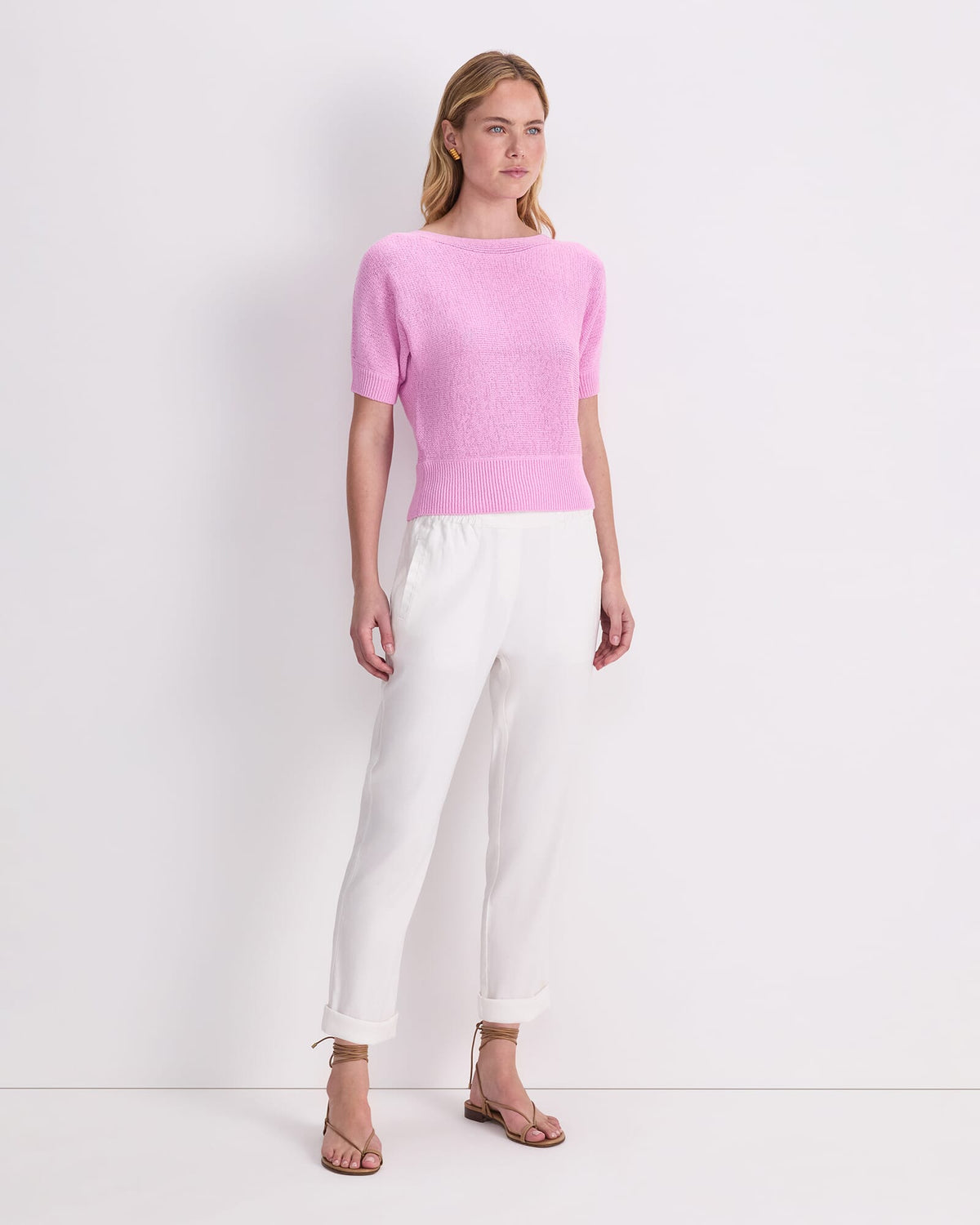 Josie Tape Yarn Batwing Tee