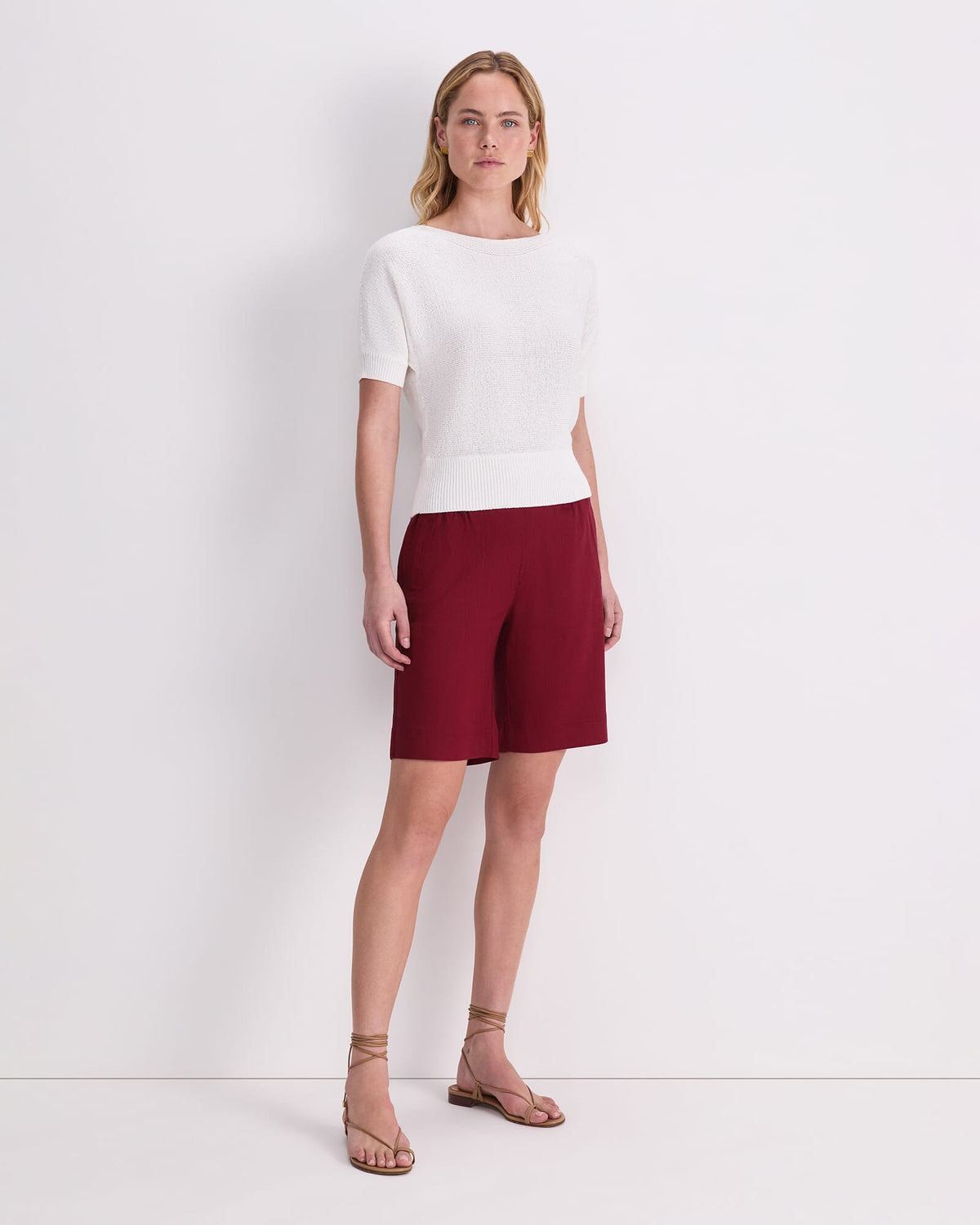 Josie Tape Yarn Batwing Tee
