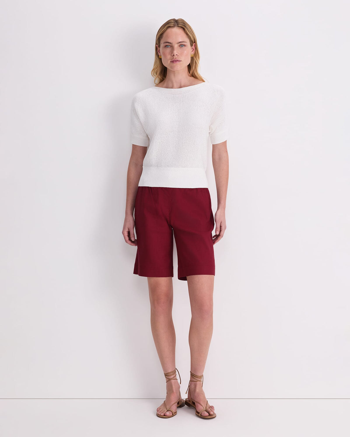 Josie Tape Yarn Batwing Tee