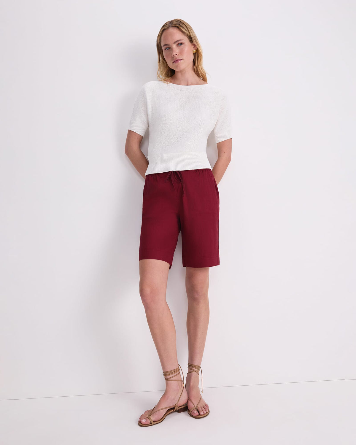 Josie Tape Yarn Batwing Tee