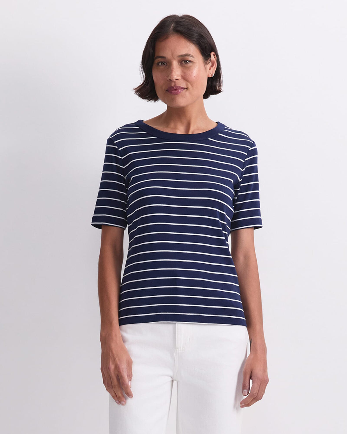 Heidi Stripe Short Sleeve Tee