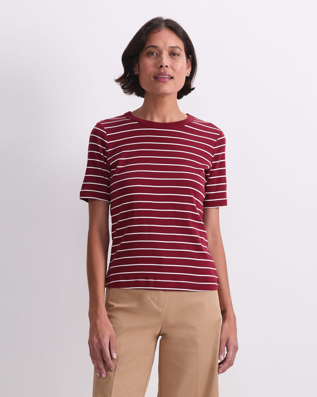 Heidi Stripe Short Sleeve Tee