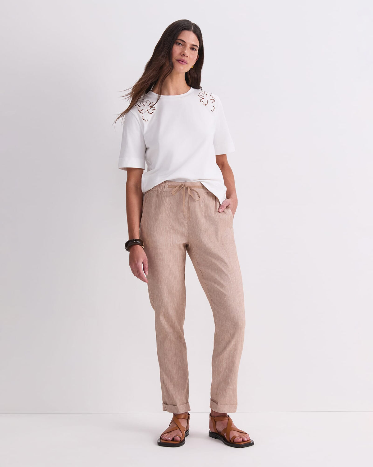Paloma Cotton Broderie Tee