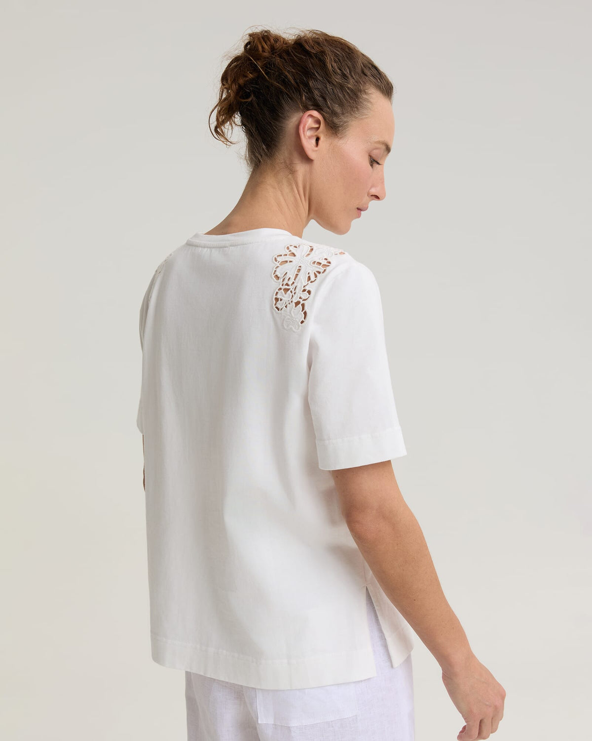 Paloma Cotton Broderie Tee