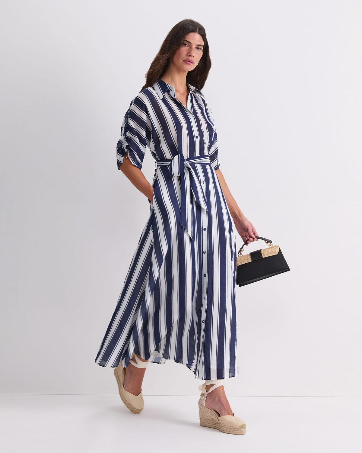 Dinah Cotton Stripe Dress