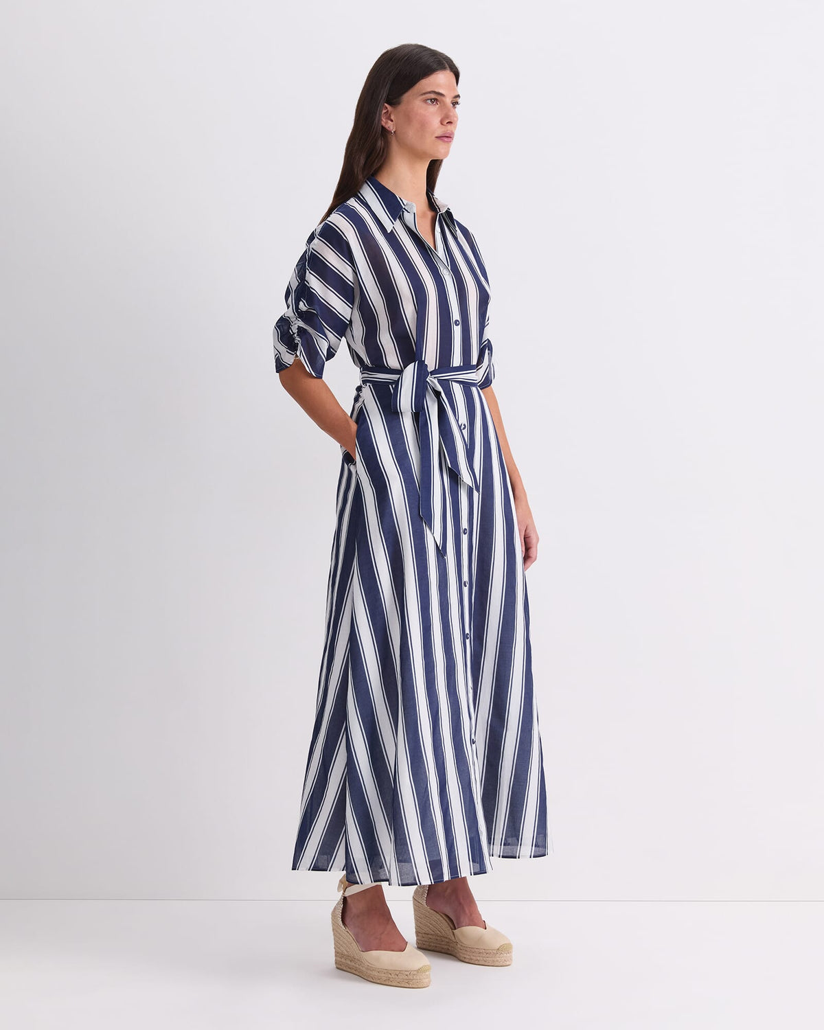 Dinah Cotton Stripe Dress