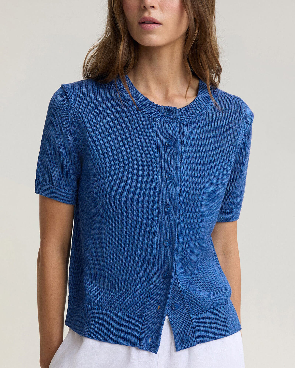 Linen Blend Cardigan