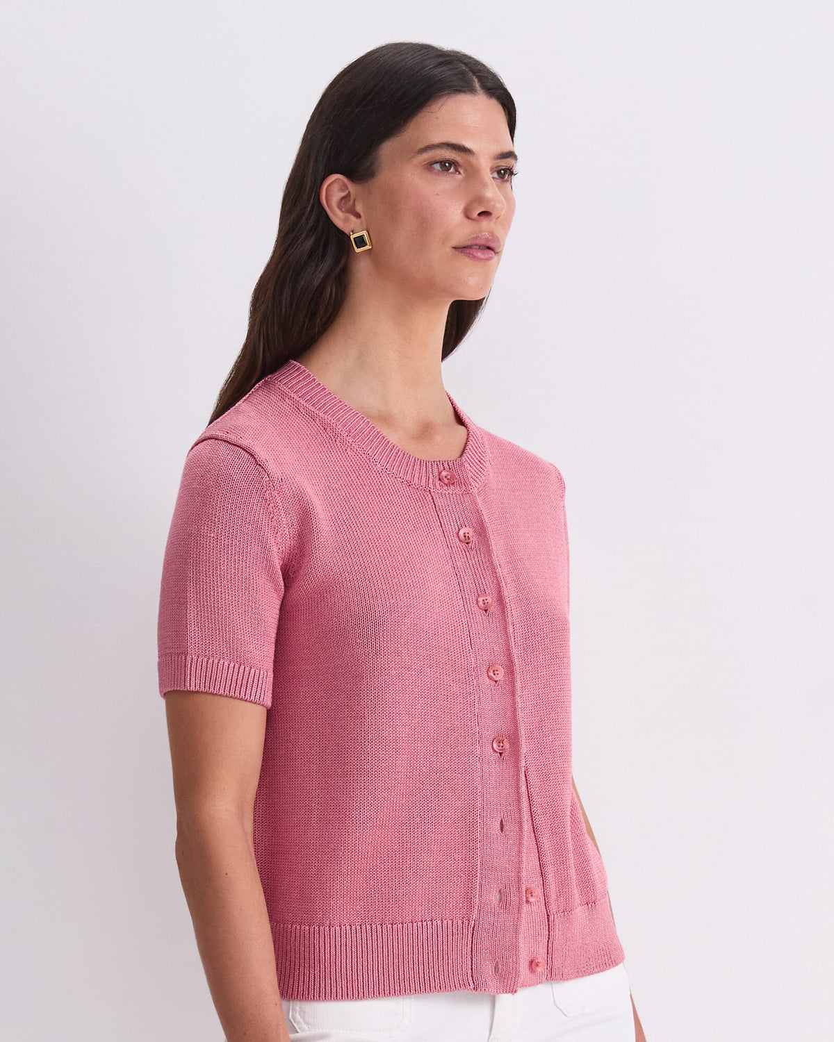 Linen Blend Cardigan