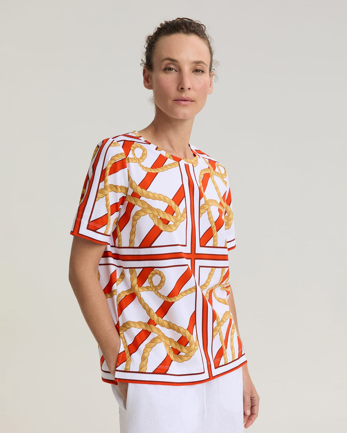 Clove Print Merc Tee