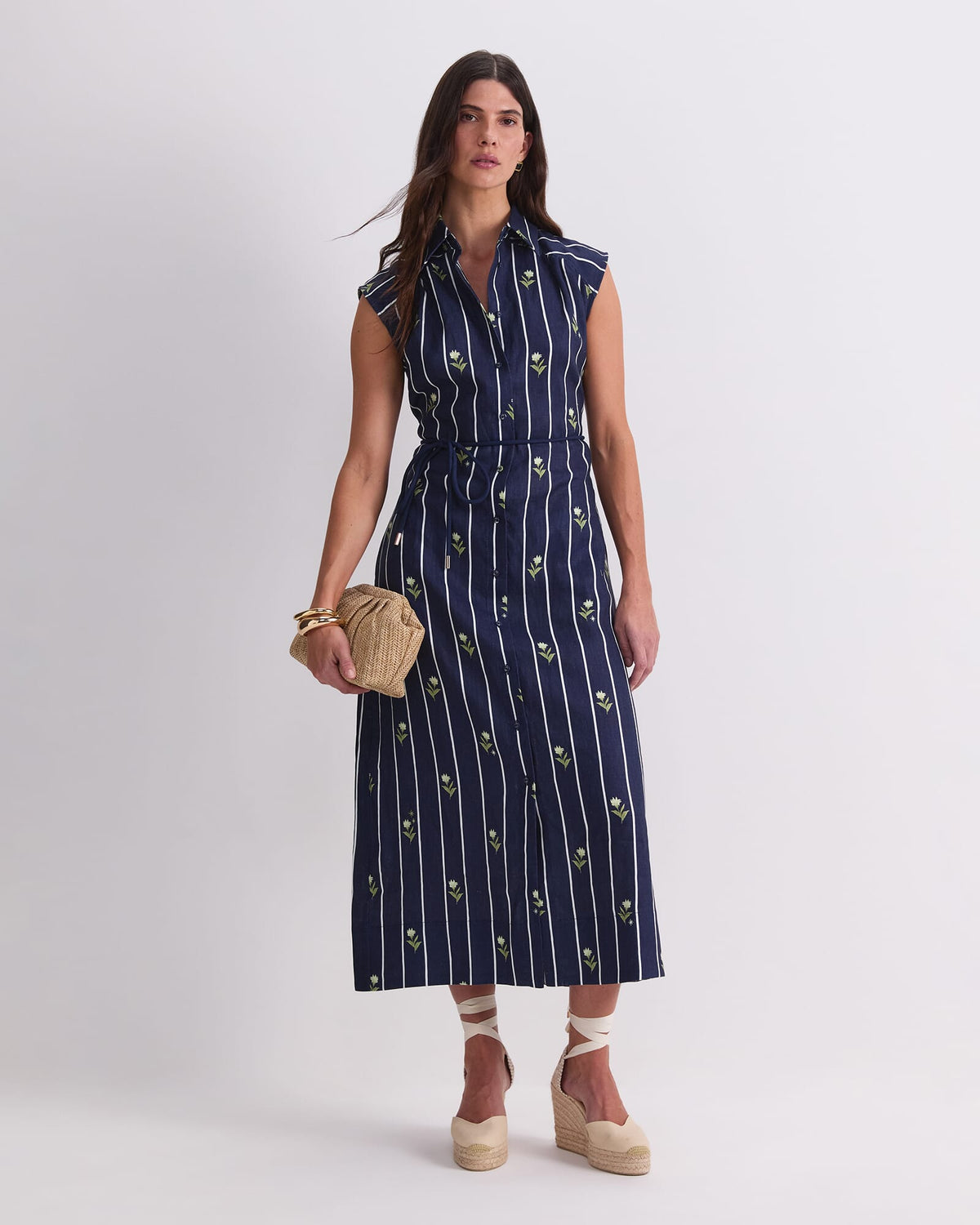 Hampton Stripe Shirt Dress