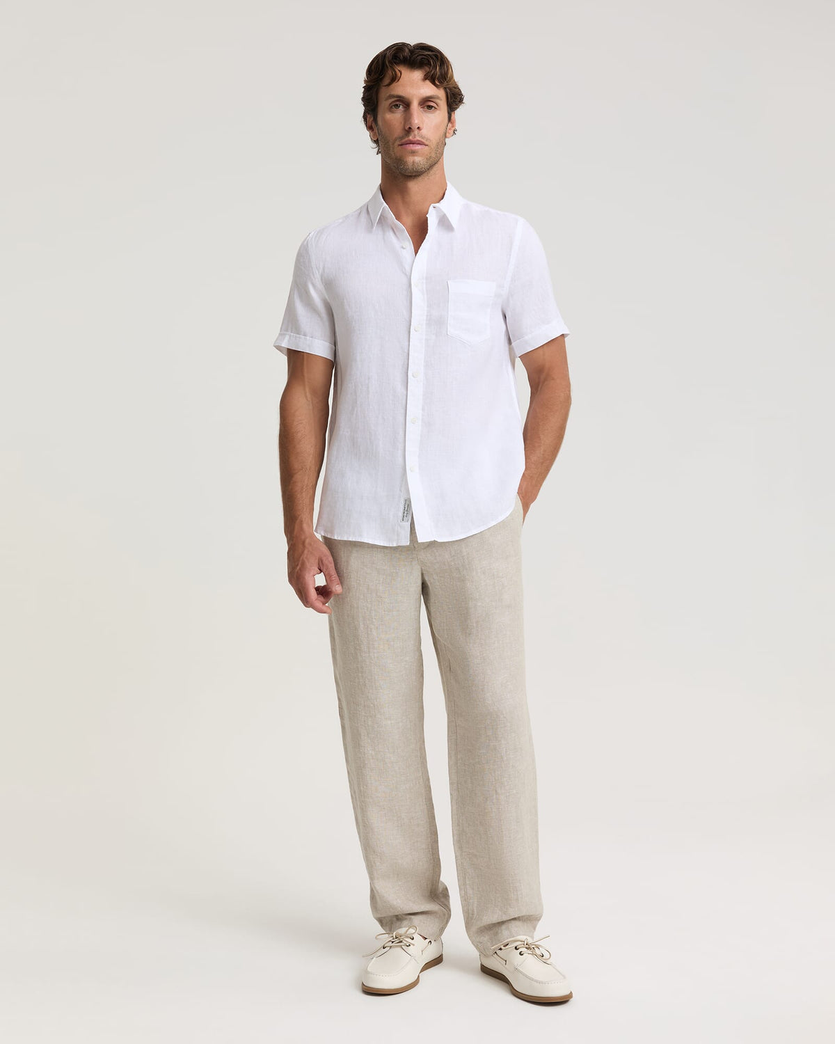 Short Sleeve Linen Shirt