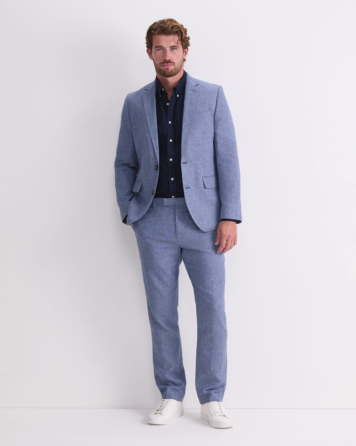 Ridley Linen Blend Suit Pant
