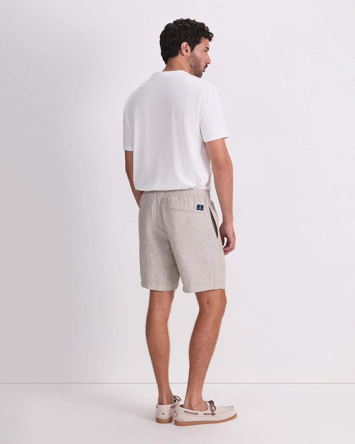 Caffery Yarn-Dyed Linen Short