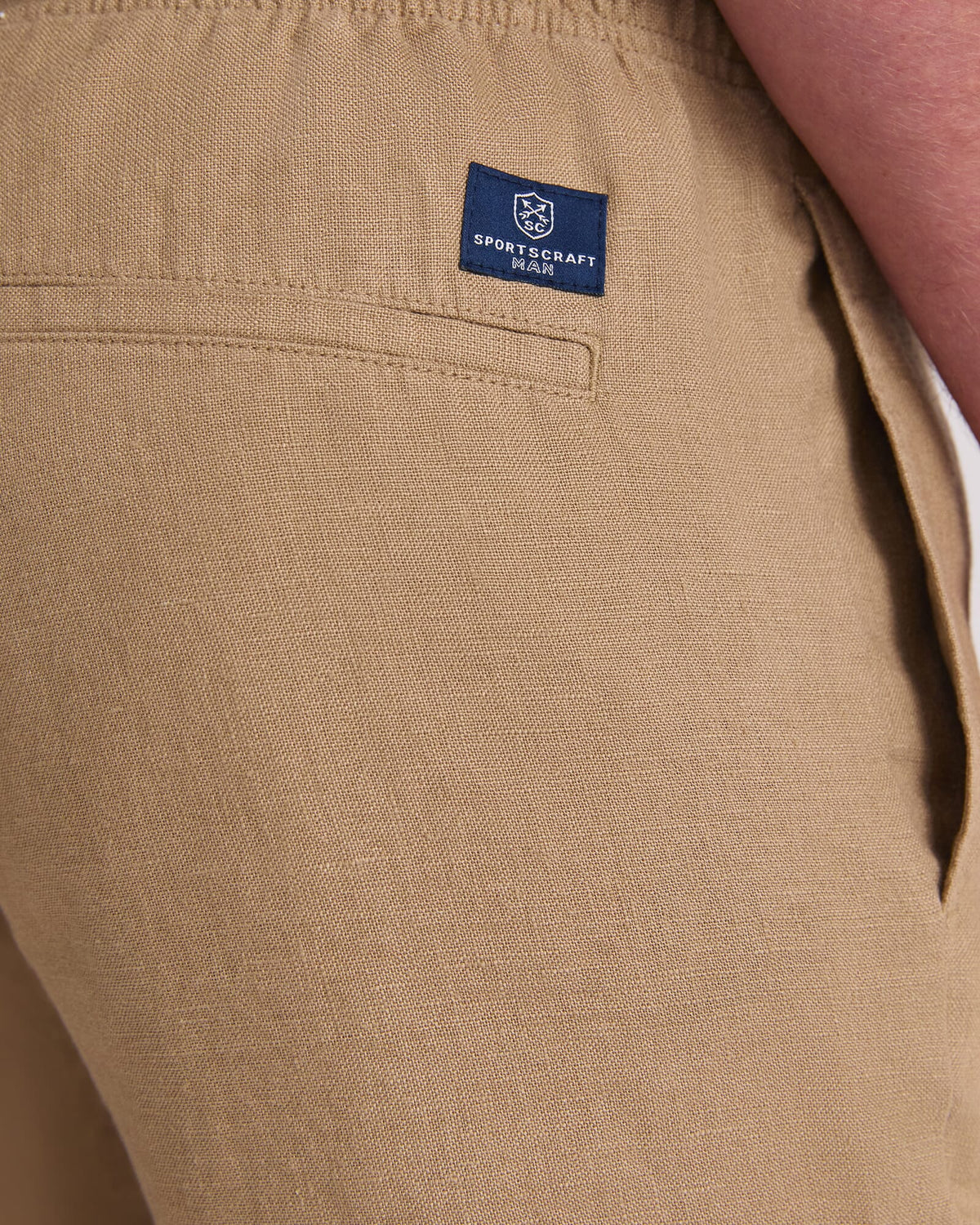Caffery Yarn-Dyed Linen Short
