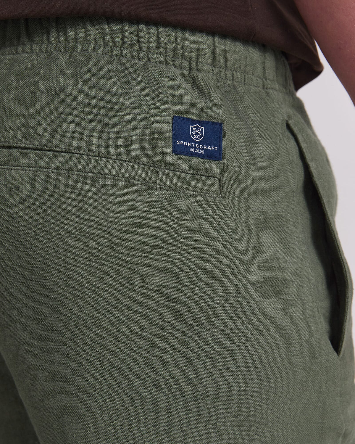 Caffery Yarn-Dyed Linen Short