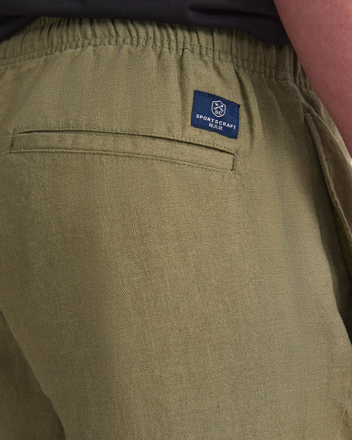 Caffery Yarn-Dyed Linen Pant