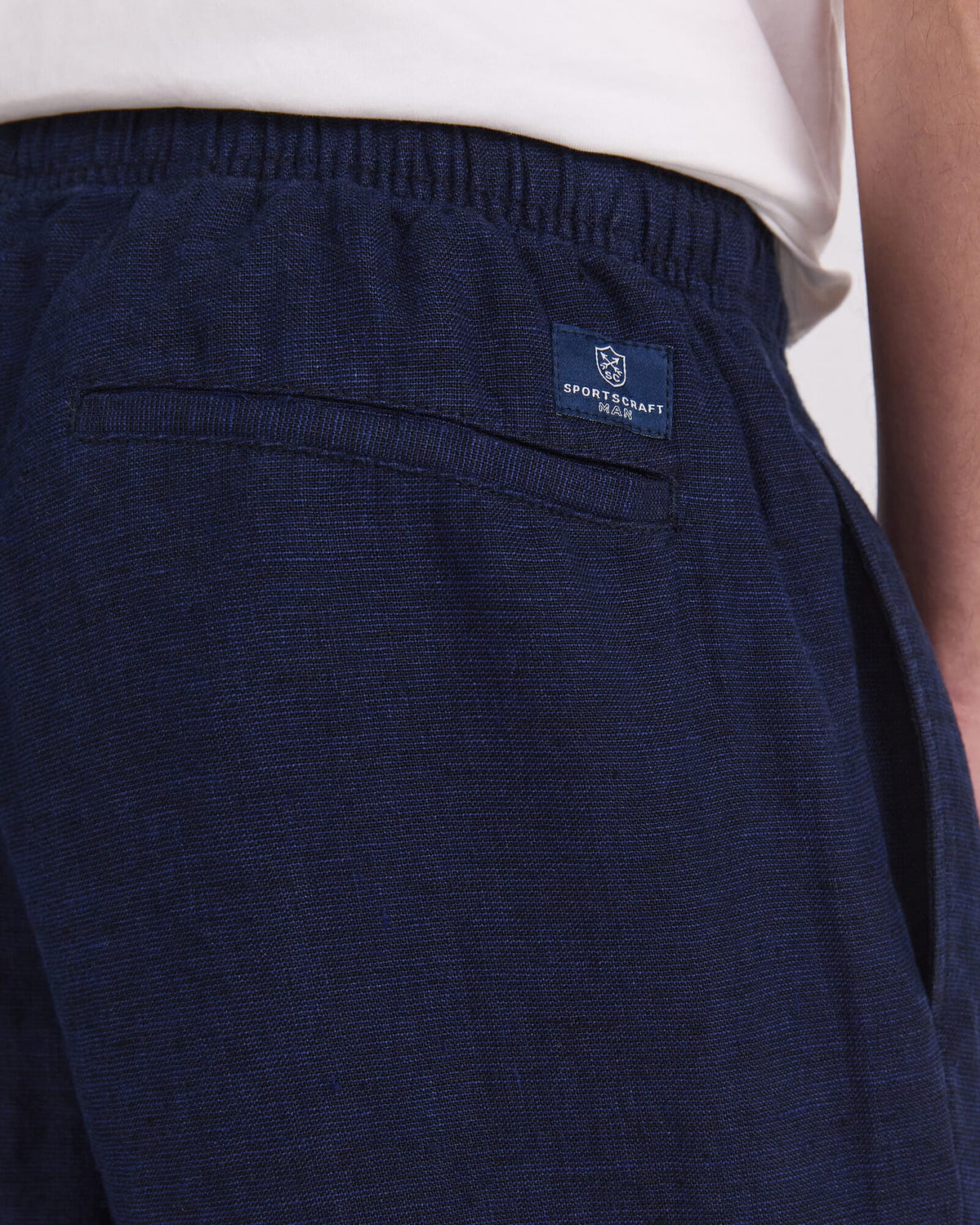 Caffery Yarn-Dyed Linen Pant
